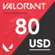 Valorant 80 USD Gift Card - NA